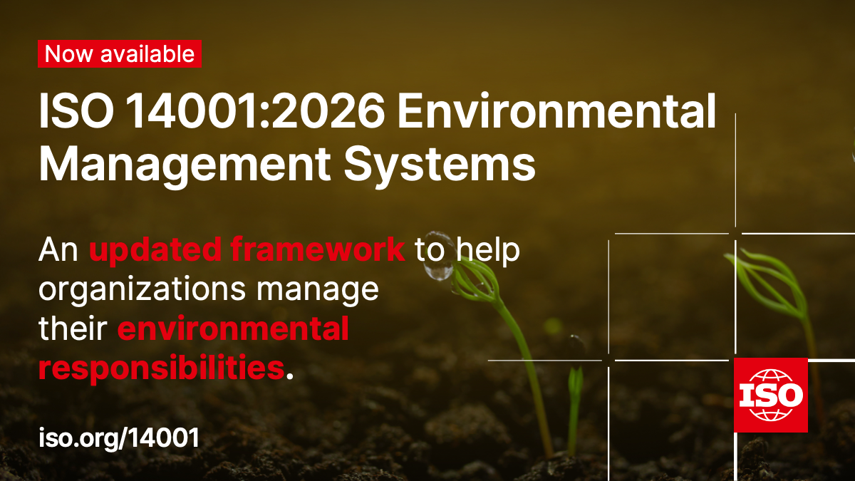 ISO 14001:2026 NOW AVAILABLE